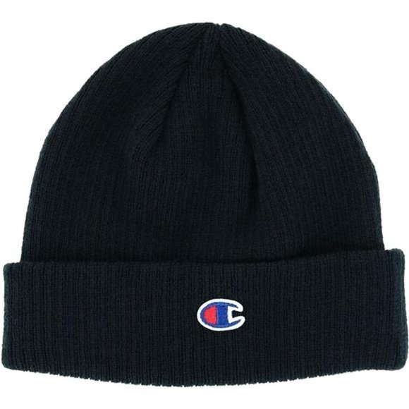 Other - 𝅺champion - Ribbed Knit Cap Black
